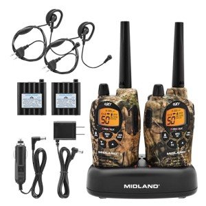 Midland GXT1050VP4 Long-Range Walkie Talkies 2 Pack