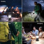 4 Pack LED Lanterns – Dimmable & Portable Emergency Light