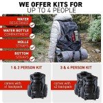 Deluxe 72-Hour Emergency Survival Kit for 3
