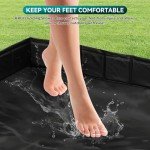 Portable Foldable Shower Base with Drain Hose