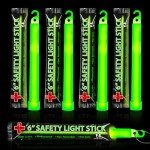 Ultra Bright Green Glow Sticks for Emergencies