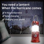 Rechargeable Solar Camping Lanterns - 2 Pack