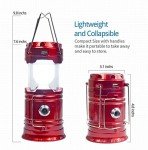 Rechargeable Solar Camping Lanterns - 2 Pack