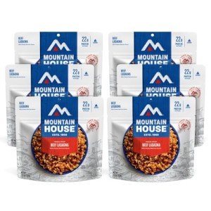 6-Pack Freeze-Dried Lasagna with Meat Sauce