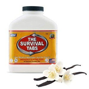Vanilla Emergency Survival Food Tablets, 180 Count
