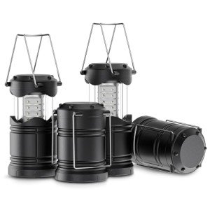 Lichamp 4 Pack Portable LED Lanterns for Emergencies