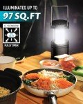 Lichamp 4 Pack Portable LED Lanterns for Emergencies