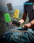 Lichamp 4 Pack Portable LED Lanterns for Emergencies