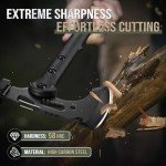 Multi-Functional Survival Axe with Sheath, 15 Inch