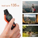 Multi-Use Emergency Safety Whistle with Lanyard