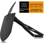 Military Folding Camping Shovel with Carrying Pouch
