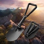 Military Folding Camping Shovel with Carrying Pouch
