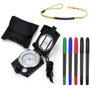 Land Navigation Kit: Compass, Markers, and Tools