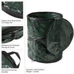 29.5-Gallon Collapsible Trash Can for Outdoor Use