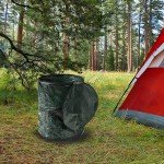 29.5-Gallon Collapsible Trash Can for Outdoor Use