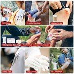 222 PCS Survival Emergency Kit with Molle Bag