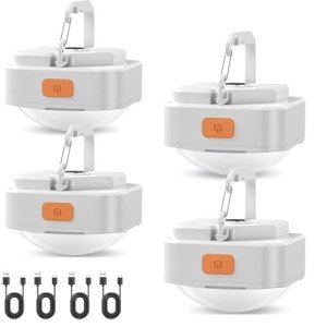 FLY2SKY 4-Pack Rechargeable Camping LED Lanterns