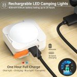 FLY2SKY 4-Pack Rechargeable Camping LED Lanterns