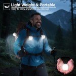 FLY2SKY 4-Pack Rechargeable Camping LED Lanterns