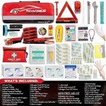 Comprehensive Car Emergency Kit with First Aid Essentials