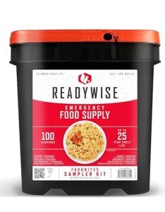 ReadyWise Emergency Food Sample Kit - 100 Servings