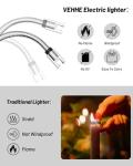 VEHHE Electric Rechargeable Arc Lighter with LED Display