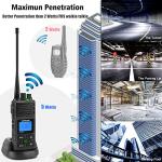SAMCOM Long Range Rechargeable Two Way Radios 3-Pack
