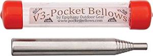 Weatherproof Pocket Bellows for Easy Fire Starting