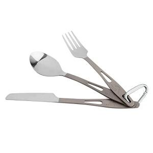 TOAKS Titanium 3-Piece Camping Cutlery Set