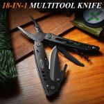 RoverTac 18-in-1 Survival Multitool and Knife