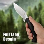 Survival Fixed Blade Knife with Kydex Sheath