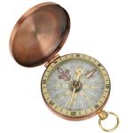 Vintage Pocket Compass for Camping and Adventure