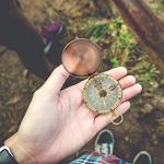 Vintage Pocket Compass for Camping and Adventure