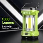AlpsWolf Rechargeable Camping Lantern, 1000LM, Green