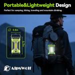 AlpsWolf Rechargeable Camping Lantern, 1000LM, Green
