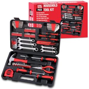 175-Piece Emergency Tool Kit for Home and Auto