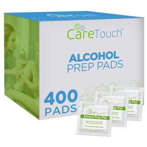 Care Touch Alcohol Wipes - 400 Individually Wrapped