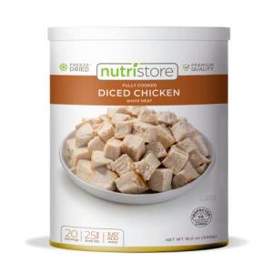 Nutristore Freeze Dried Chicken for Emergency Kits
