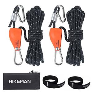 Hikeman Adjustable Camping Rope with Ratchet Pulley