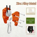 Hikeman Adjustable Camping Rope with Ratchet Pulley