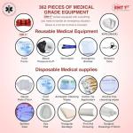 Comprehensive 362-Piece Emergency Medical Trauma Kit