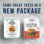 Augason Farms Black Bean Burger Mix - 38 Servings