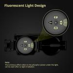 Military-Grade Hiking Compass with Lanyard and Pouch