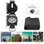 Military-Grade Hiking Compass with Lanyard and Pouch