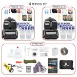 Urban Survival Bug Out Bag for 4 People