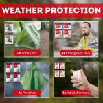 Urban Survival Bug Out Bag for 4 People