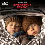 Mylar Emergency Blankets 4-Pack Survival Gear
