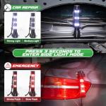 Solar-Powered Emergency Flashlight Kit with Accessories