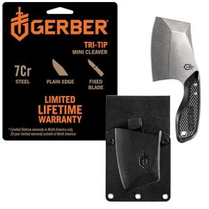 Gerber TRI-Tip Mini Cleaver Knife with Molle Sheath