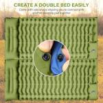 Ultralight Inflatable Sleeping Pad with Built-in Pillow